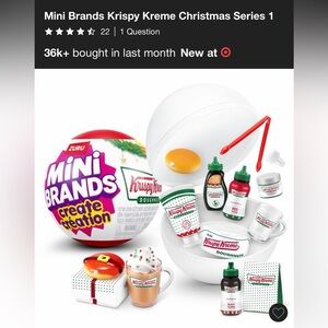 Mini Brands Krispy Kreme Christmas Series 1
